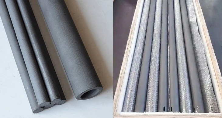 Silicon carbide tubes Silicon carbide tubes